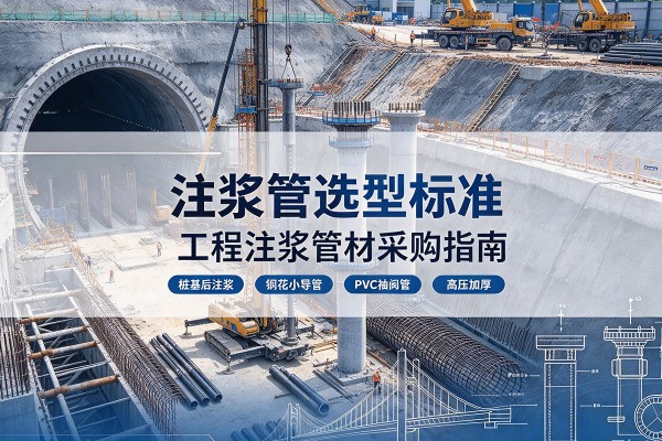 汉阳注浆管选型标准