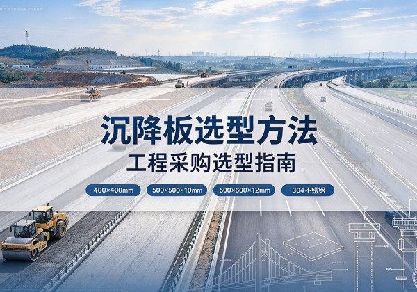 汉阳沉降板选择方法